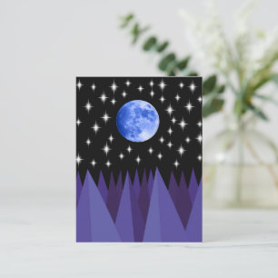 Moon Starlight Postcard