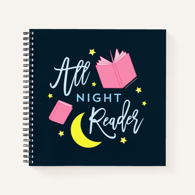 Moon Stars and Pink Books All Night Reader (Front)