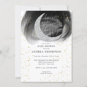 Moon Stars Baby Shower Invitation