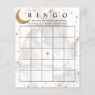 Moon Stars   Bingo   Baby Shower Games