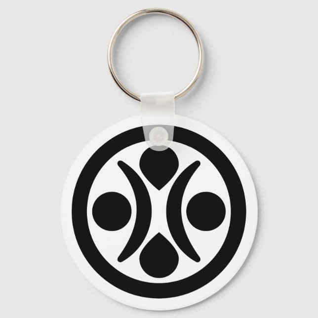 Moon stars keychain (Front)