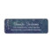 Moon Stars Navy Shimmer Wedding