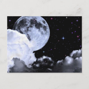 Moon & Stars Postcard