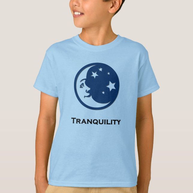 Moon Stars Tranquillity T-Shirt (Front)
