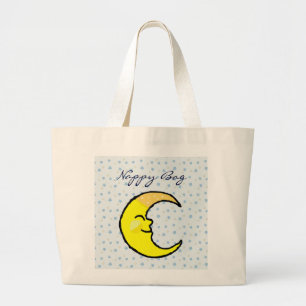 Moon & Stars (U.K) Large Tote Bag