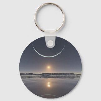 Moon & Sun keychain