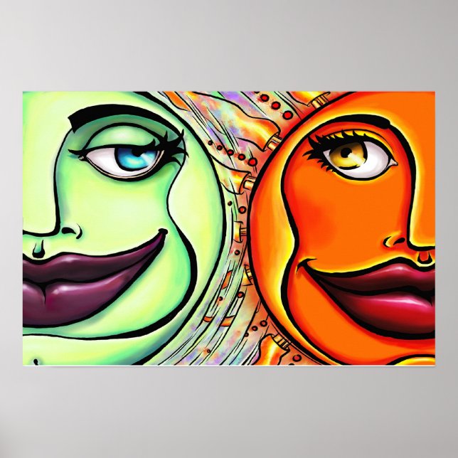 Moon & Sun Poster (Front)