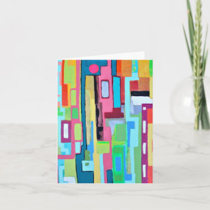 Moon sur Miami Carte pour notes vierge