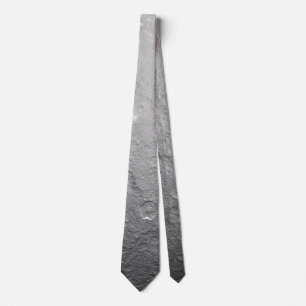 Moon Surface in Outer Space Tie