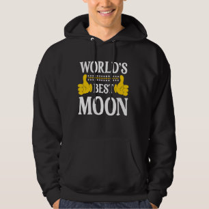 Moon Surname Funny Team Family Last Name World's B Hoodie