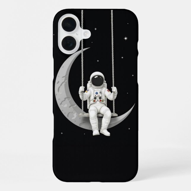 Moon Swing  iPhone Case (Back)