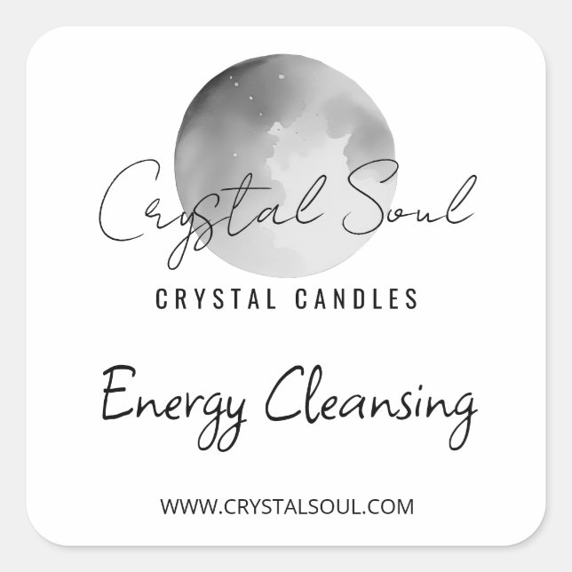 Moon Themed Candle Labels (Front)