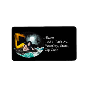 Moon Tide Mermaid Labels 2