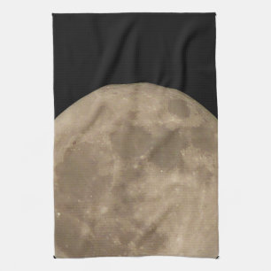 Moon Towel Full Moon Dish Towel Moon Decor