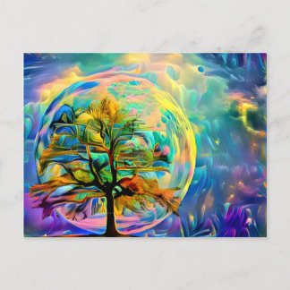 Moon Tree Meadow PERSONNALISÉ Carte pour notes PRO