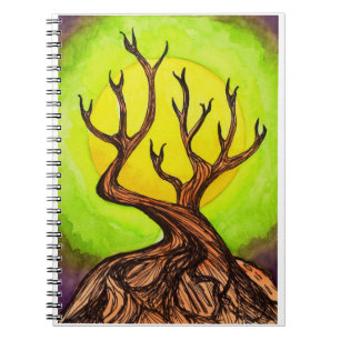 Moon & Tree Notebook