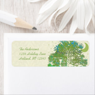 Moon Tree Stars Return Address