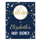 Moon Twinkle Star Galaxy Baby Shower Welcome