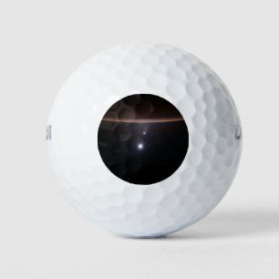 Moon, Venus, Jupiter & Earth (ISS) (NASA) (Space) Golf Balls