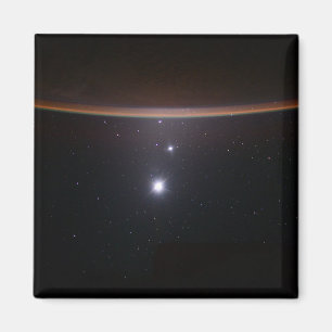 Moon, Venus, Jupiter & Earth (ISS) (NASA) (Space) Magnet