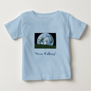 "MOON WALKING" Pegasus apparel Baby T-Shirt