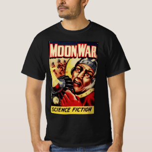 Moon War (Vintage Comic Book Cover) T-Shirt