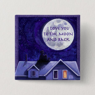 Moon Watch 2 Inch Square Button
