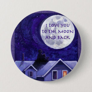 Moon Watch 3 Inch Round Button