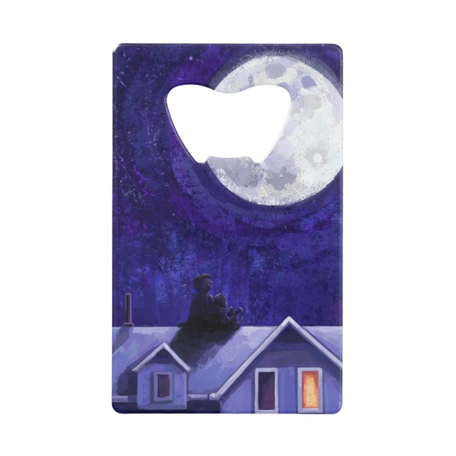 Moon Watch Credit Card Bottle Opener (Front)