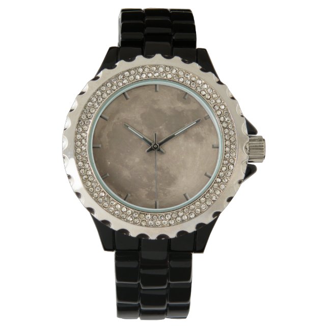 Moon Watch Full Moon Wrist Watch Astronomy Gifts (Front)