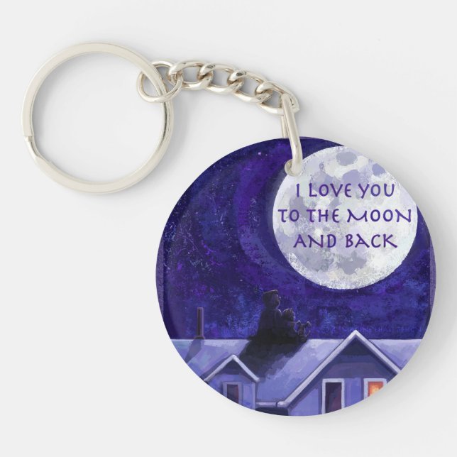 Moon Watch Keychain (Front)