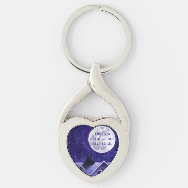 Moon Watch Keychain (Front)