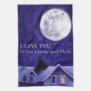 Moon Watch Kitchen Towel