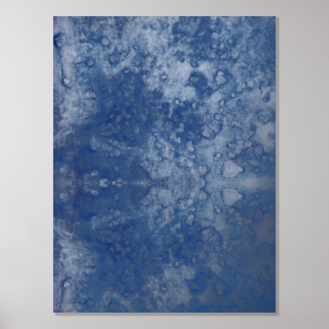 Moon Water Silver Foil Print (Front)