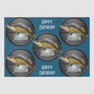Moon Water & Walleye Pike  Tissue Paper