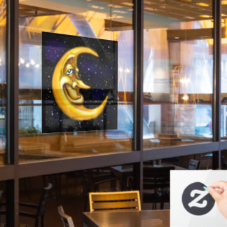 Moon Window Cling
