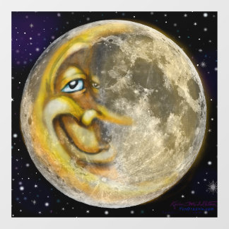 Moon Window Cling