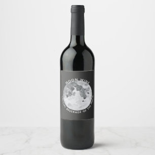 Moon Wine Personalized Label