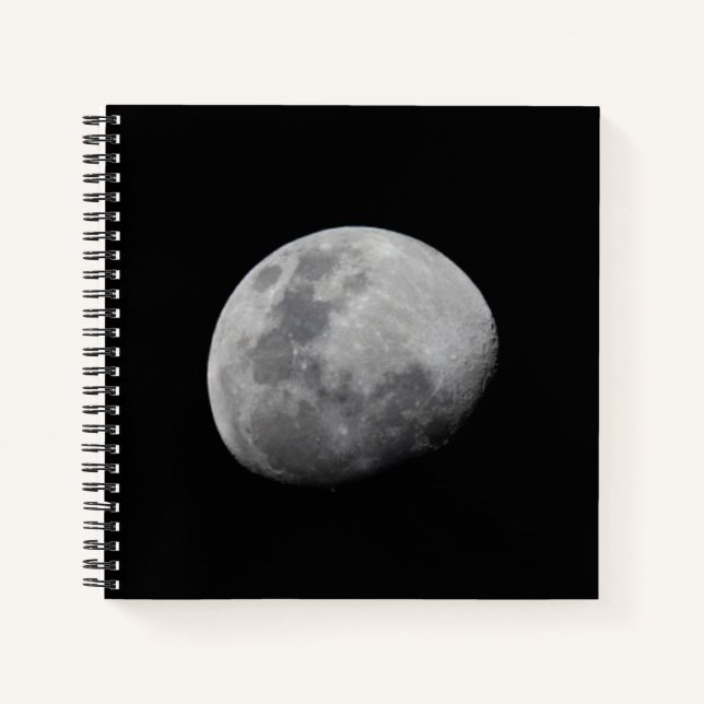 Moon with Black Sky | Zambia, South Luangwa Notebook (Front)