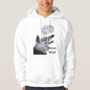 Moon Wolf Helping Homeless People Hoodie