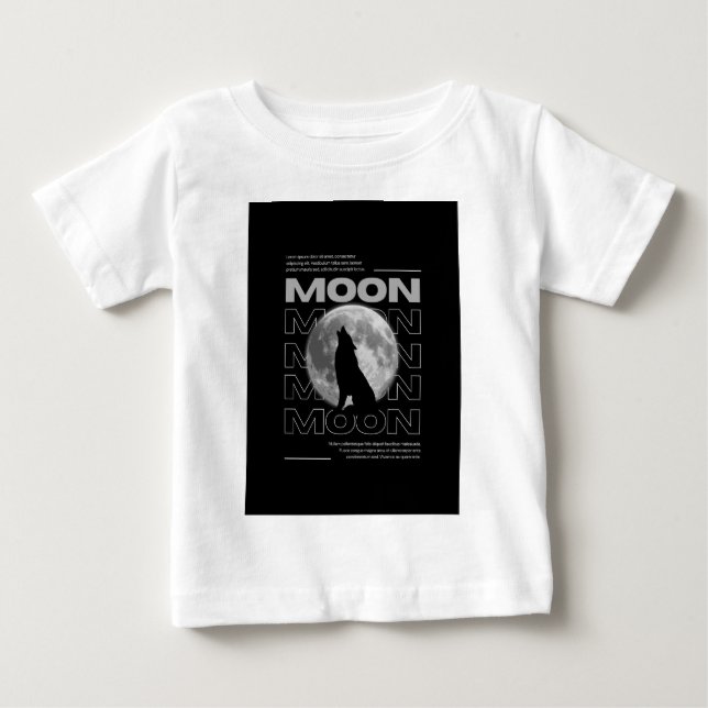 moon wolf t-shirts new design (Front)