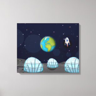 Moonbase Canvas Print