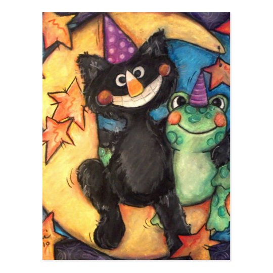 Moonbathing Party Postcard
