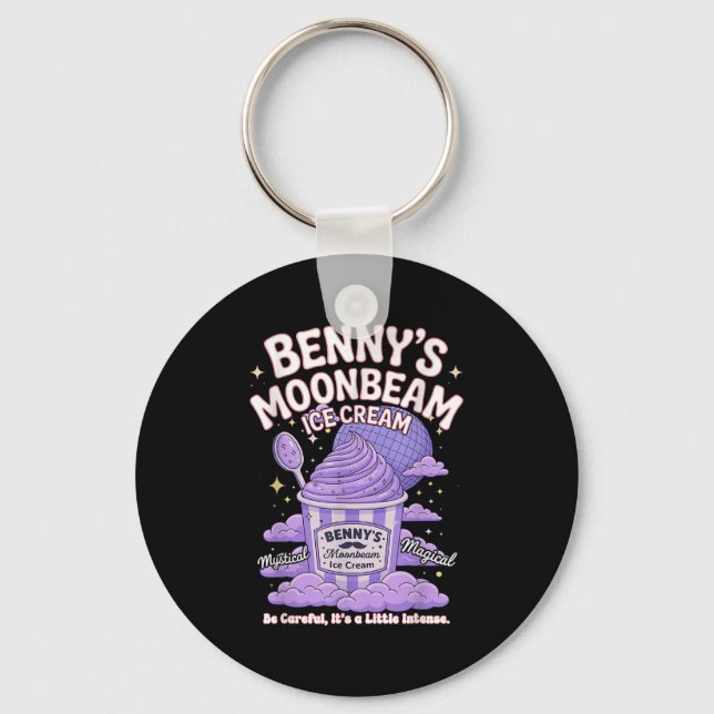 Moonbeam Ice Cream Desert Scoop Psicle  Keychain (Front)