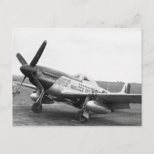 'Moonbeam McSwine' P51 Mustan, USAAF WW2 Postcard