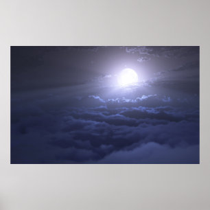 Moonbeam Sea Poster