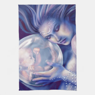 Moonborn - Mermaid and Baby Kitchen Towel