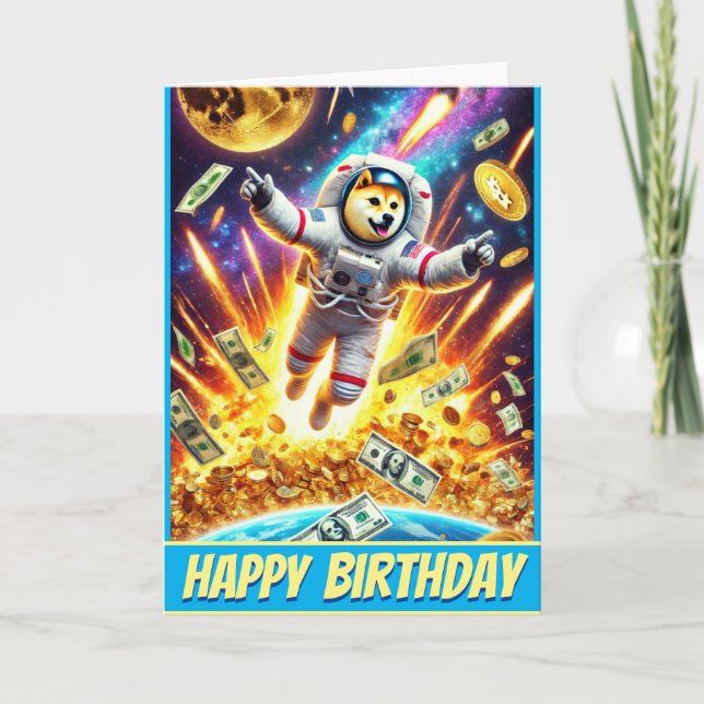 Moonbound Doge: Crypto Explosion Card (Front)