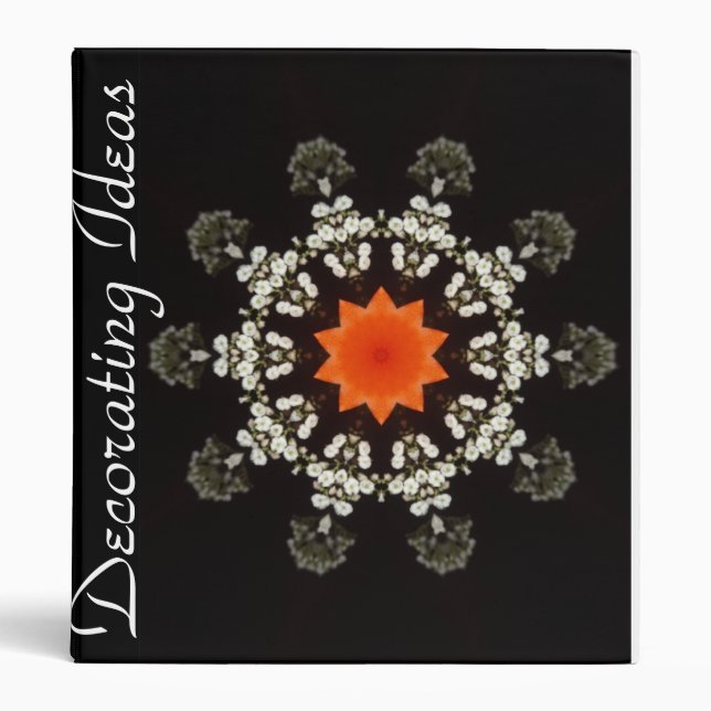 Moonburst  Kaleidoscope  Decorating Ideas Binder (Front)