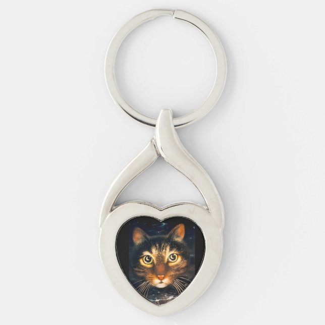 MoonCat Keychain (Front)